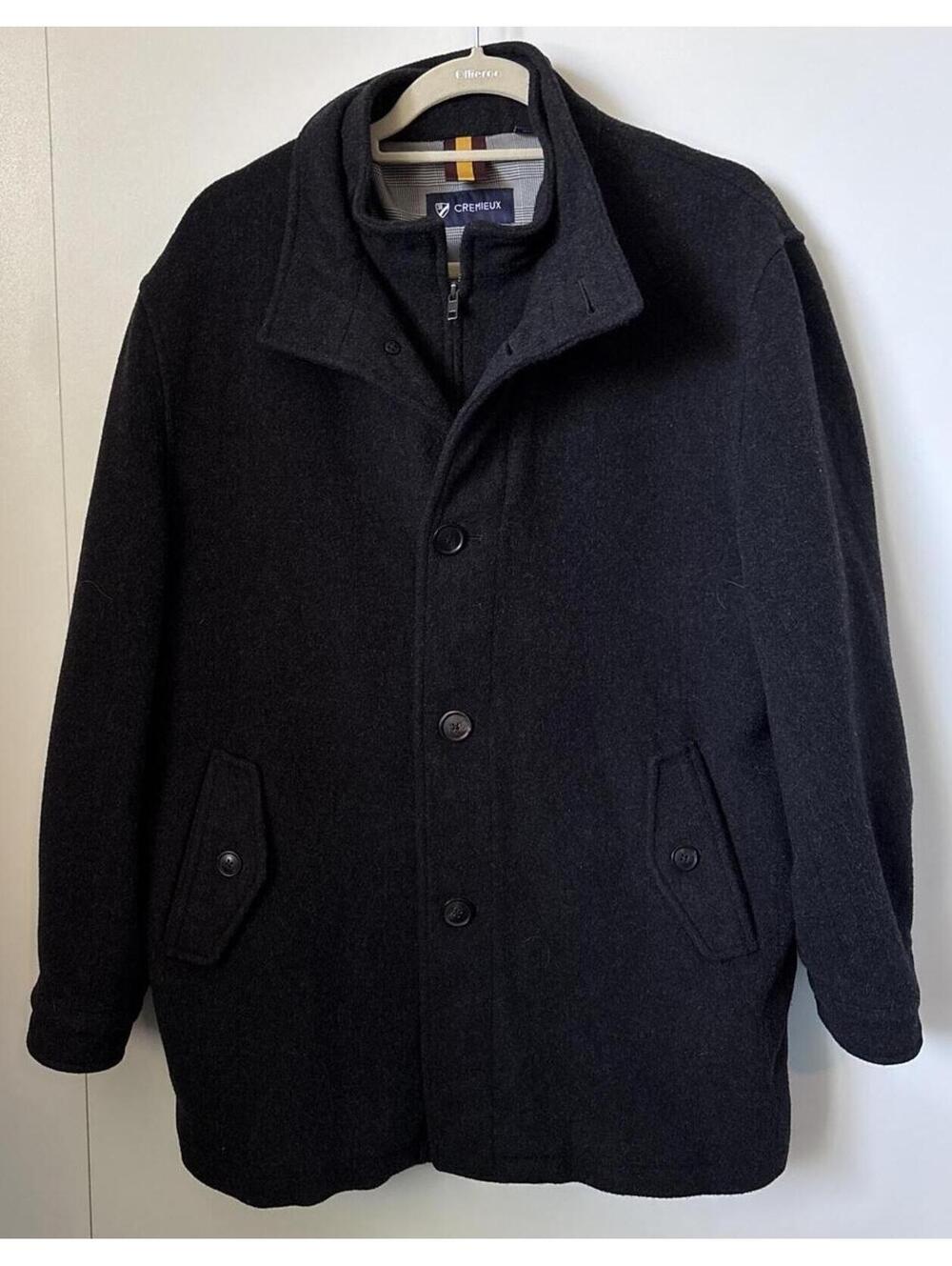 Cremieux Men’s Wool Pea Coat, Like New, L